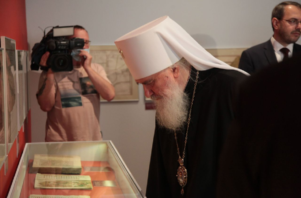 Митрополит Климент (Капалин) принял участие в открытии выставки, посвященной Александру Невскому