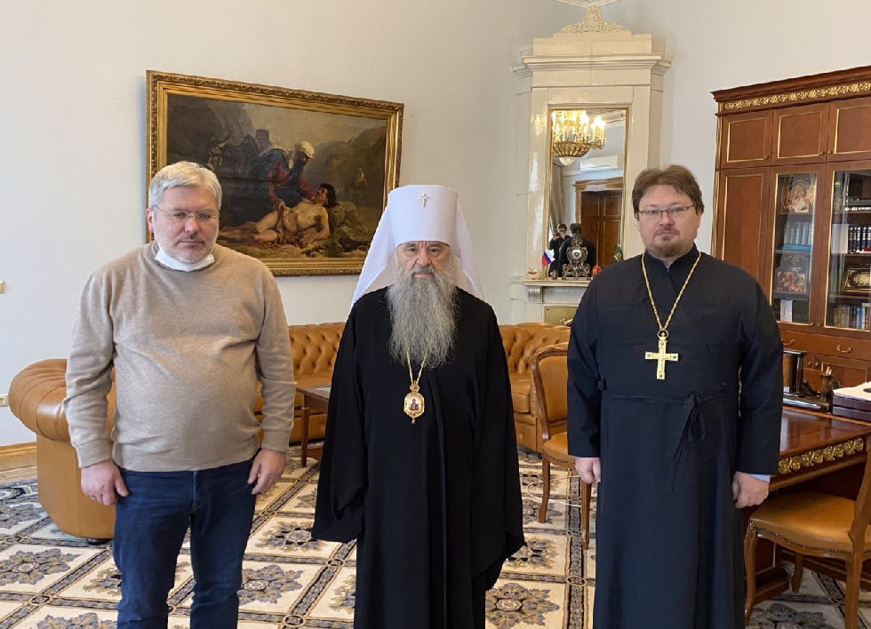 Глава Санкт-Петербургской митрополии встретился с Евгением Водолазкиным