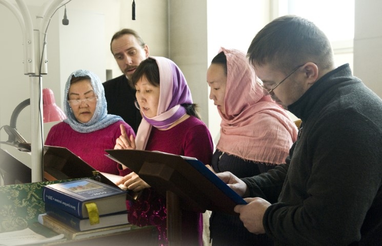 В кафедральном соборе Кызыла впервые совершена литургия на тувинском языке