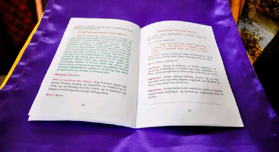 На один из ведущих языков Филиппин перевели текст Литургии Преждеосвященных Даров