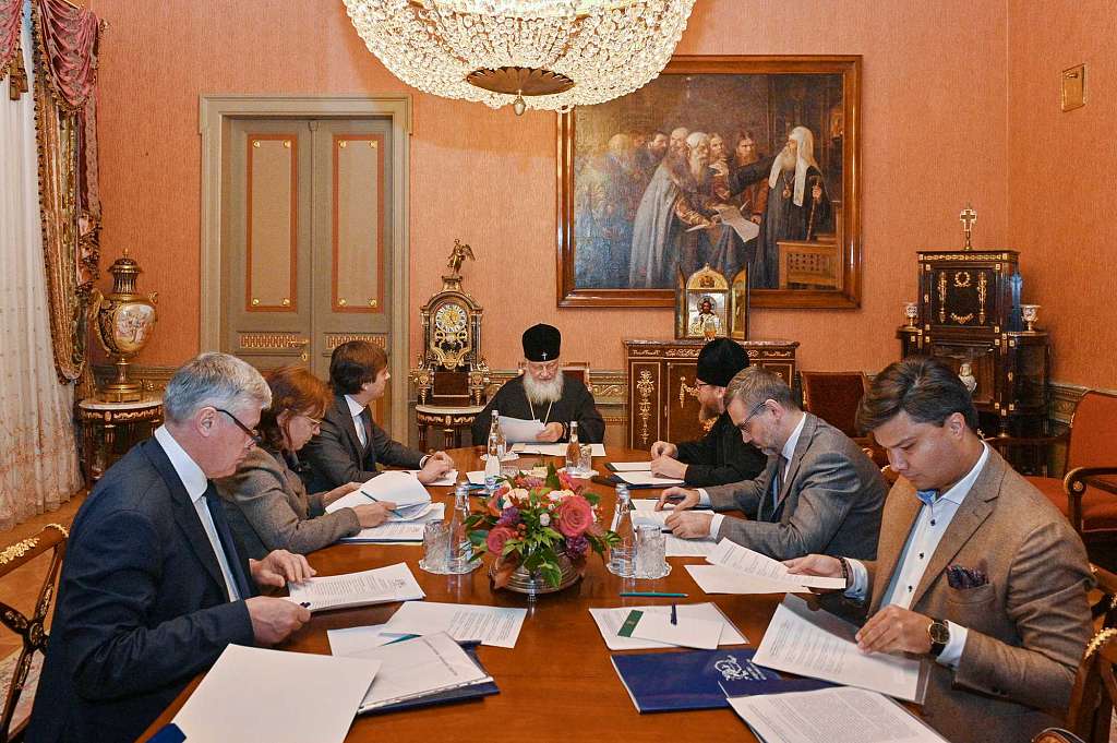 Патриарх Кирилл провел совещание, посвященное подготовке II съезда Общества русской словесности