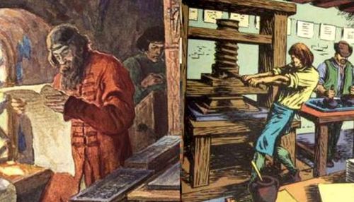 Как церковные переписчики воевали с первыми печатниками