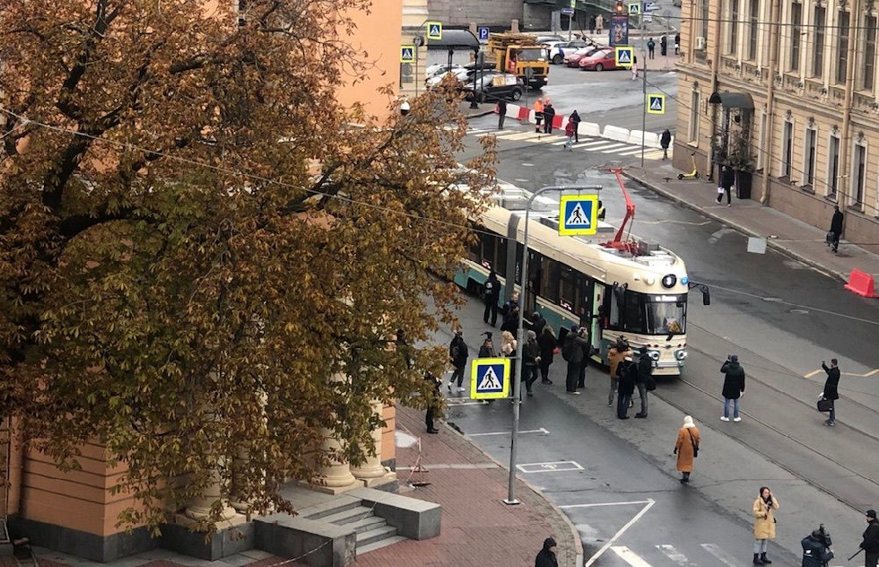 В Петербурге появился трамвай «Достоевский»