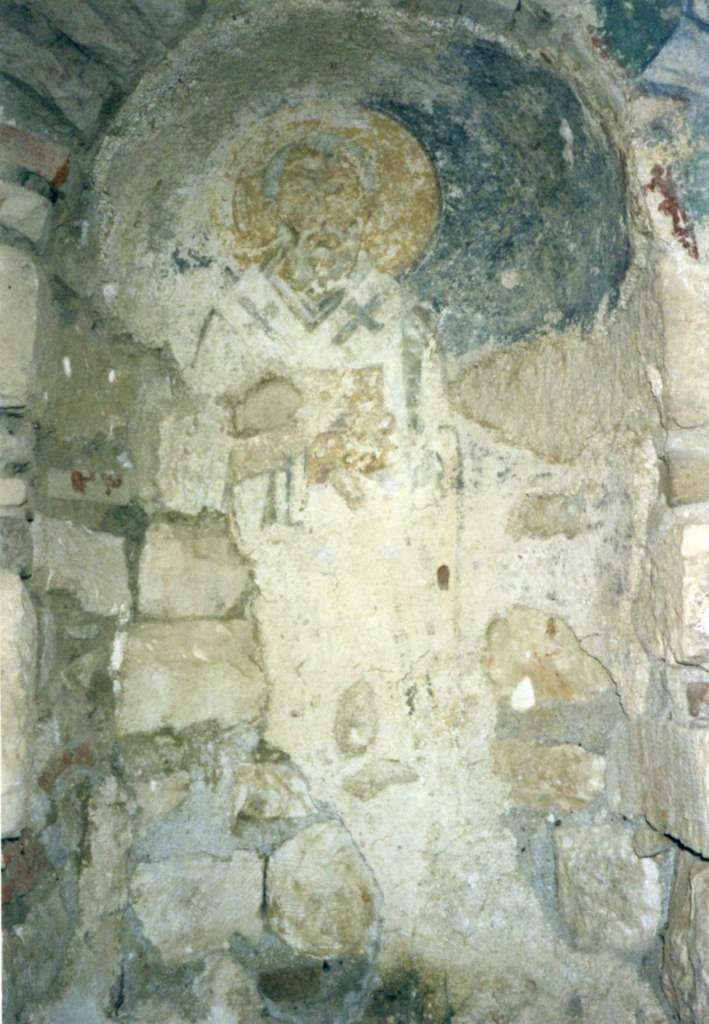 28-Сохранившиеся фрагменты фресок на стенах Храма святого Николая в Мирах (Демре, Турция). Фото автора.jpg