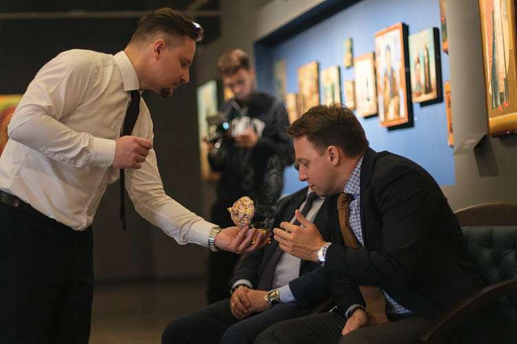 Презентация книги игумена Силуана (Туманова) «Вдыхая богослужение» в Петербурге, 15 октября 2024 года